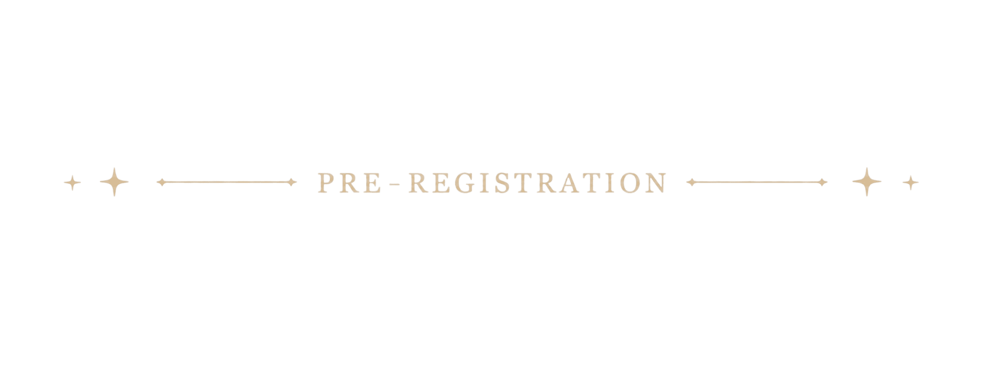 PRE-REGISTRATION